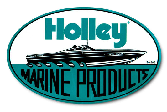 Holley HO36-166 Marine Decal Holley Since 1903 Logo