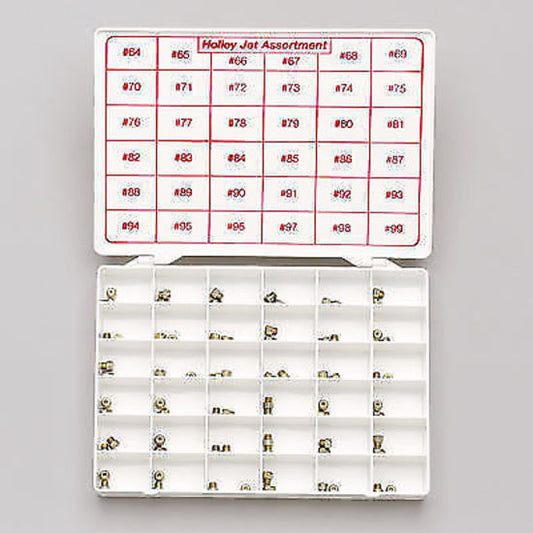HOLLEY GASOLINE JET ASSORTMENT JET SIZES 64-99 2 OF EACH 1/4-32" THREAD HO36-181