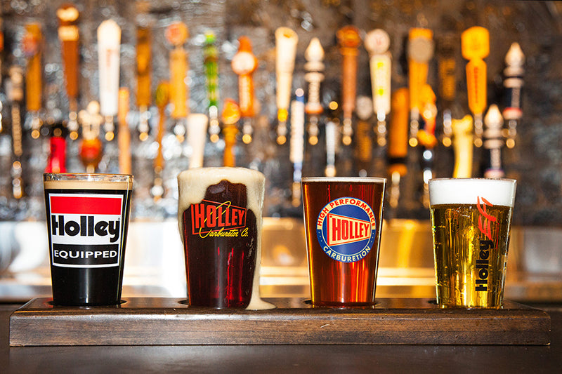 Holley HO36-435 16oz (473ml) Pub Glass Assortment - Assorted HOLLEY Logos