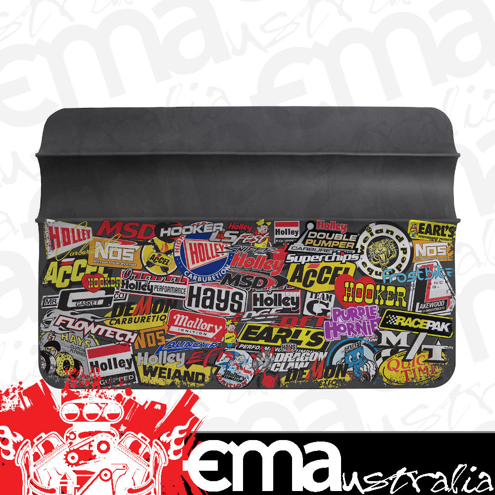 Holley HO36-445 Sticker Bomb Fender Cover - MSD Weiand NOS Earls Hays Accel