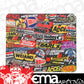 Holley HO36-447 Sticker Bomb Style Mouse Pad - MSD, Accel, Earls, NOS, Hooker