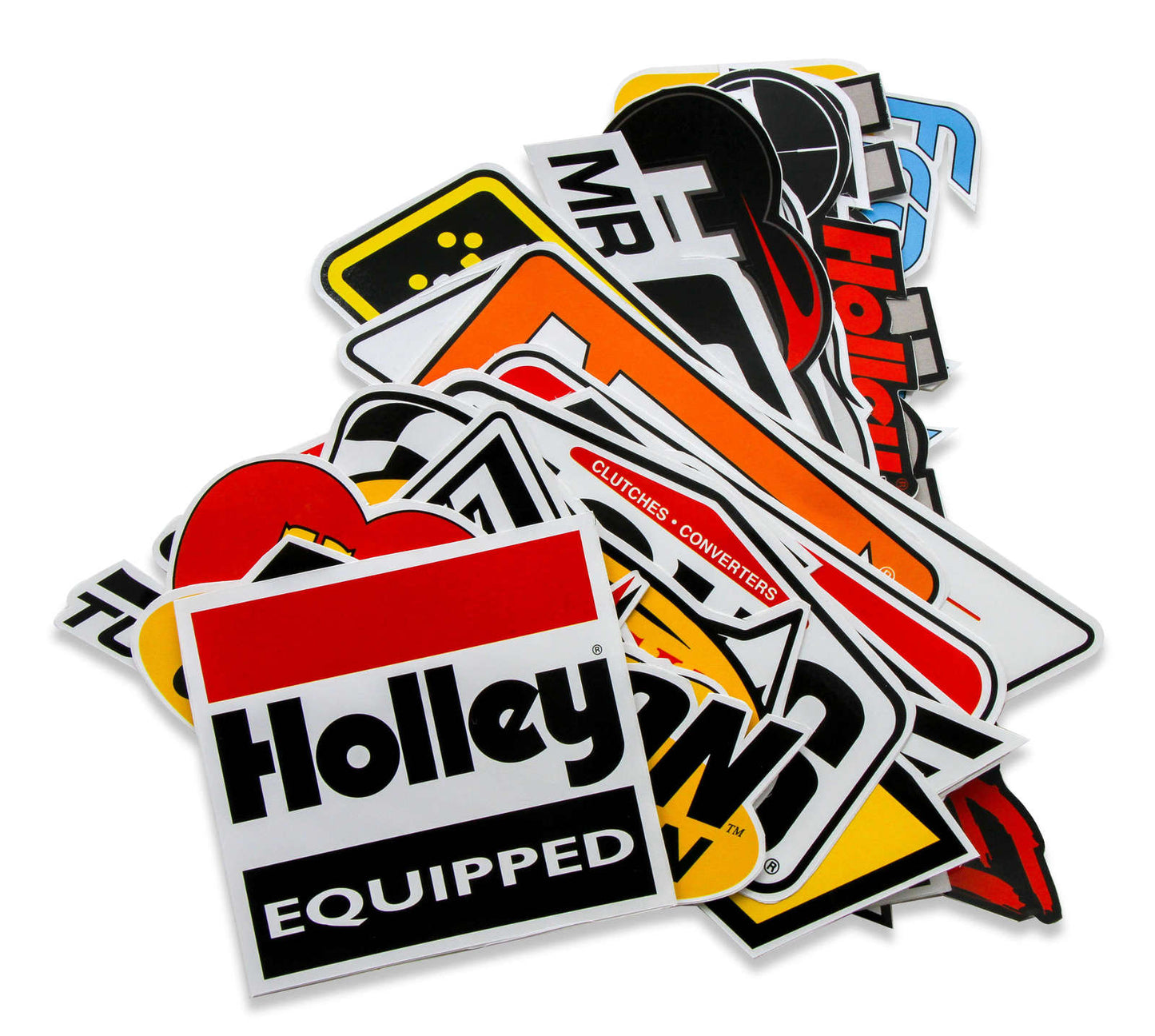 Holley HO36-462 'Go Fast' Sticker Pack - 24 Vinyl Decal Pack