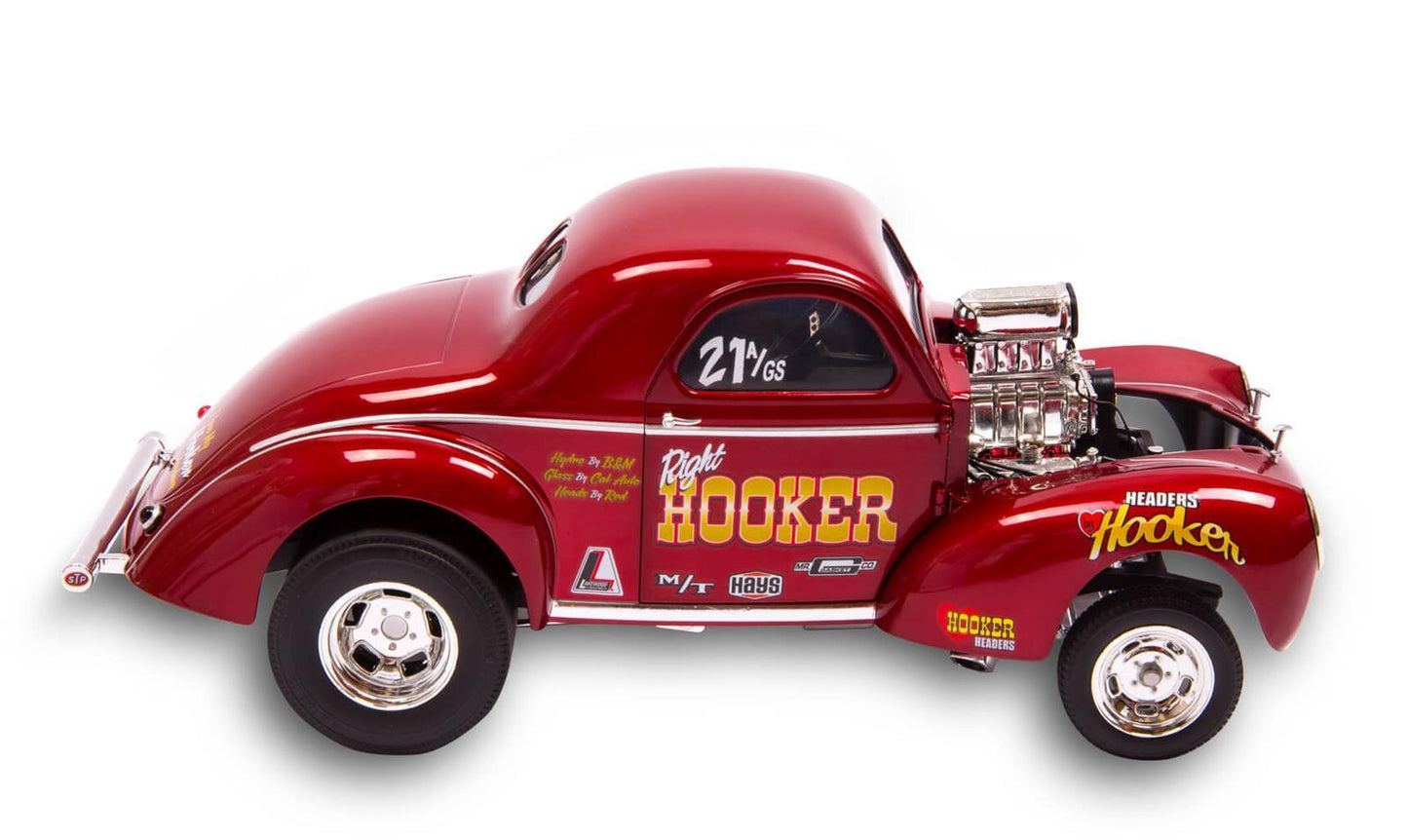 HOLLEY HOOKER HEADERS 1941 WILLYS GASSER 1:18 DIECAST MODEL  HO36-463