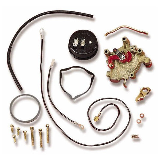 Holley Electric Choke Conversion Kit Standard Finish w/External Vacuum Source (HO45-224)