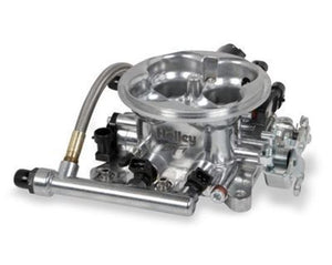 Throttle Body Injection TBI 950 CFM 4 Venturi TPS Sensor 80 lb. Injectors Polished Aluminium Body Each