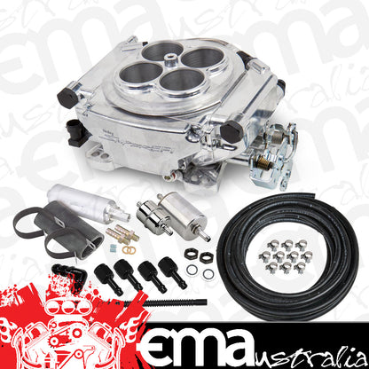Holley HO550-510K Sniper 550-510K EFI Self-Tuning Fuel Injection System (Master Kit),Polished