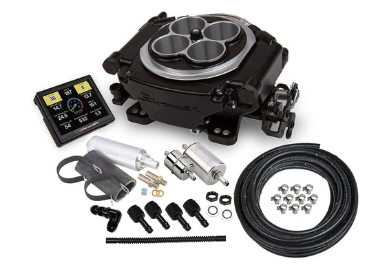 Holley Sniper HO550-511K EFI Self-Tuning Fuel Injection System (Master Kit), Black