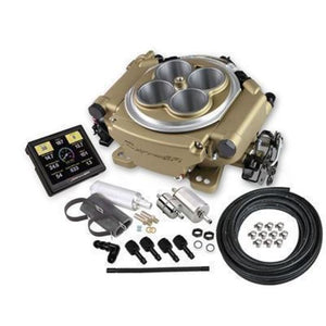 Holley Sniper HO550-516K EFI Self-Tuning Master Kit + Handheld EFI Monitor(Gold)