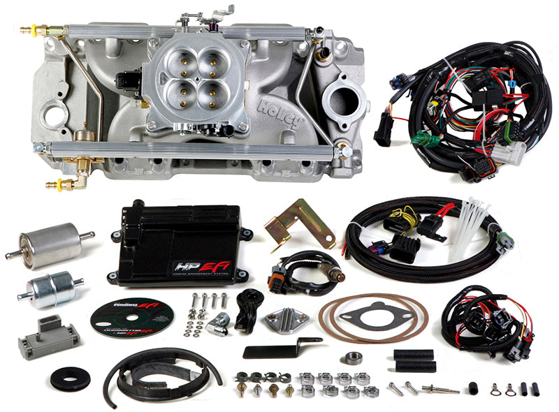 Holley HO550-835 HP 4BBL Multi Point Fuel Injection System (Suit BB Chev Std Deck w/ Oval Port Heads w/ 1000CFM Throttle Body)