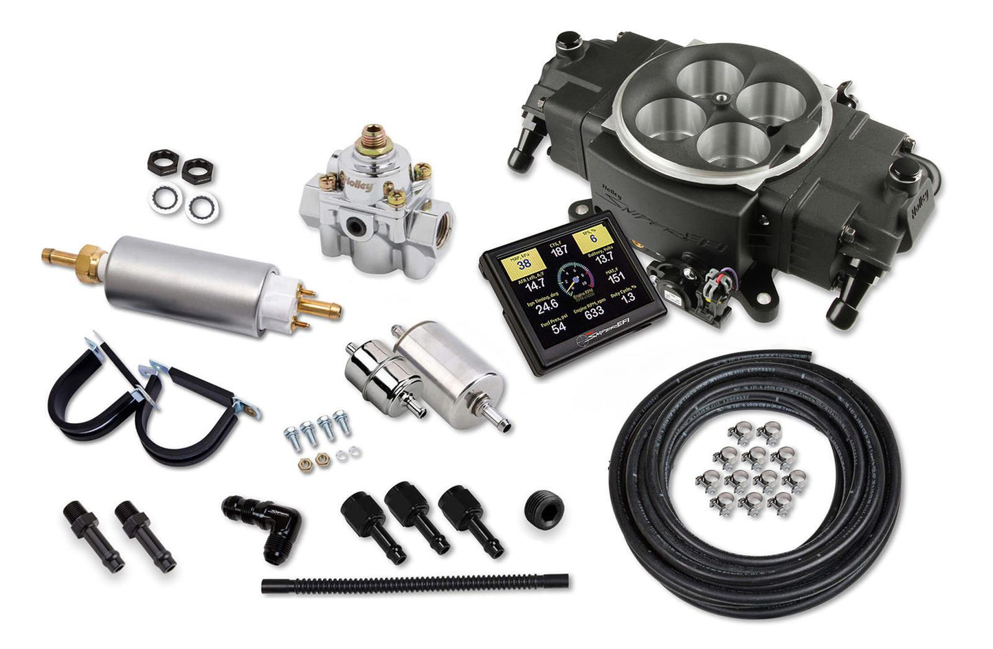 Holley Sniper HO550-870K EFI Stealth 4150 Fuel Injection System Master Kit