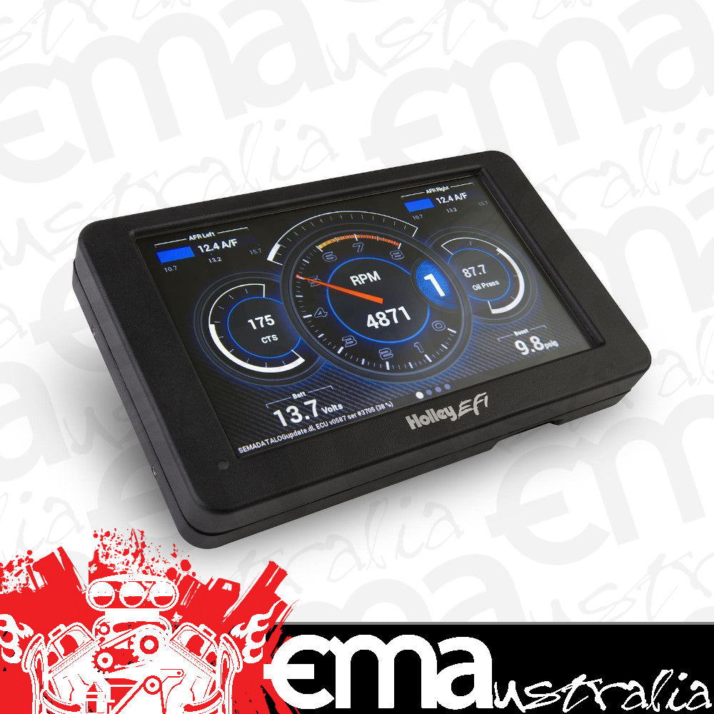 Holley HO553-106 EFI Digital Dash Fully Customizable 7.5" W x 4.625" H x 1"