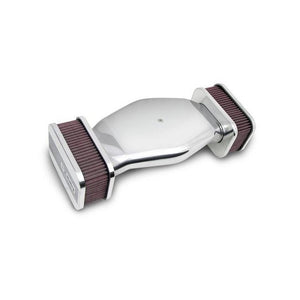 Holley Hi Tek Air Cleaner Assembly (Low Profile, Highly Polished,(7.8" x18.3" x3")) (HO64280)