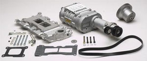 Supercharger System Roots 142 Series Satin Chevy Small Block Kit