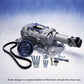 Supercharger System Roots 142 Series Satin Chevy Small Block Kit