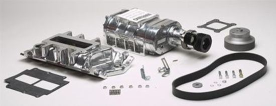 Supercharger System Roots 177 Series Polished Chevy Small Block Kit