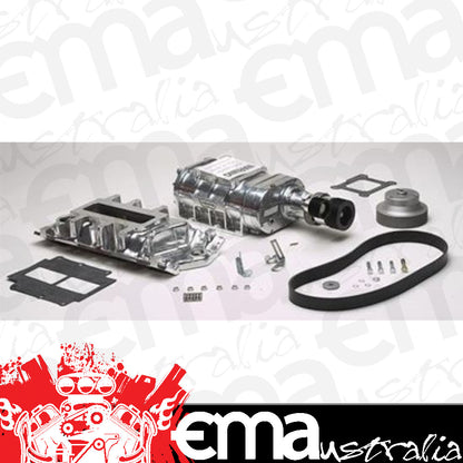 Supercharger System Roots 177 Series Polished Chevy Small Block Kit
