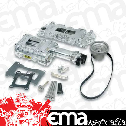 Supercharger System Roots 142 Series Polished Chevy Small Block Kit
