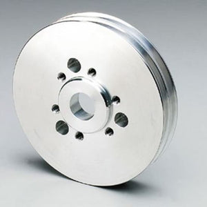 Pulley Accessory Drive Weiand 6-71 Aluminum Natural V-Belt 2-Groove Chevy Small/Big Block Each