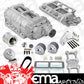 Supercharger 8-71 Satin Long Nose Gilmer Pulley Chevy Small Block Kit