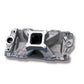 Intake Manifold Team G Single Plane Aluminum Natural Square Bore Chevy Small Block Each