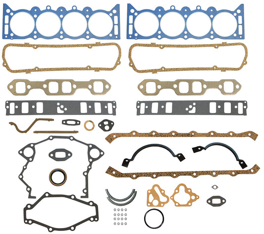 Five R Racing 5RFS25308PT-R Full Engine Gasket Set Holden V8 Pre-Efi 253-304-308 w/ Rope Rear Main Seal