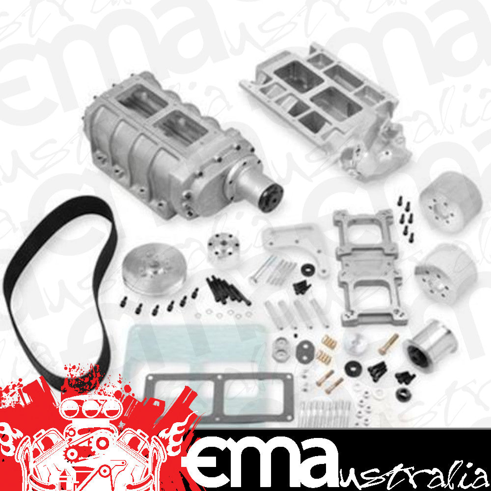 Supercharger System Roots 6-71 Series Satin 8mm Pitch Chevy Big Block Kit