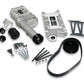 Weiand HO77-174FSB-1 Supercharger System Roots 174 10-Rib Pulley Satin Ford 289-302 Kit