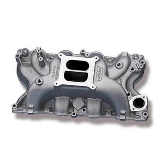 Intake Manifold Stealth Dual Plane Aluminum Natural Square Bore Ford 429 460 Each