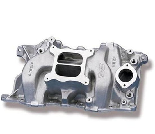 Intake Manifold Stealth Dual Plane Aluminum Natural Square Bore Each