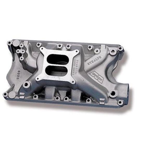Intake Manifold Stealth Dual Plane Aluminum Natural Square Bore Ford 351W Each