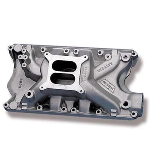 Intake Manifold Stealth Dual Plane Aluminum Natural Square Bore Ford 351W Each