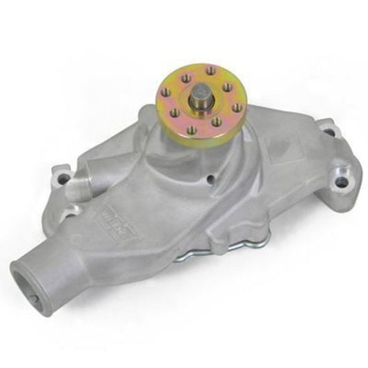 Water Pump Mechanical Action Plus Short High-Volume Aluminum Natural Chevy Small Block Each