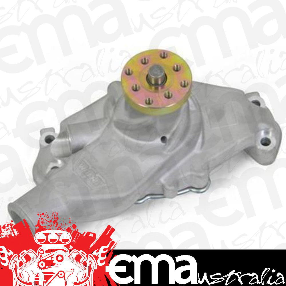 Water Pump Mechanical Action Plus Short High-Volume Aluminum Natural Chevy Small Block Each