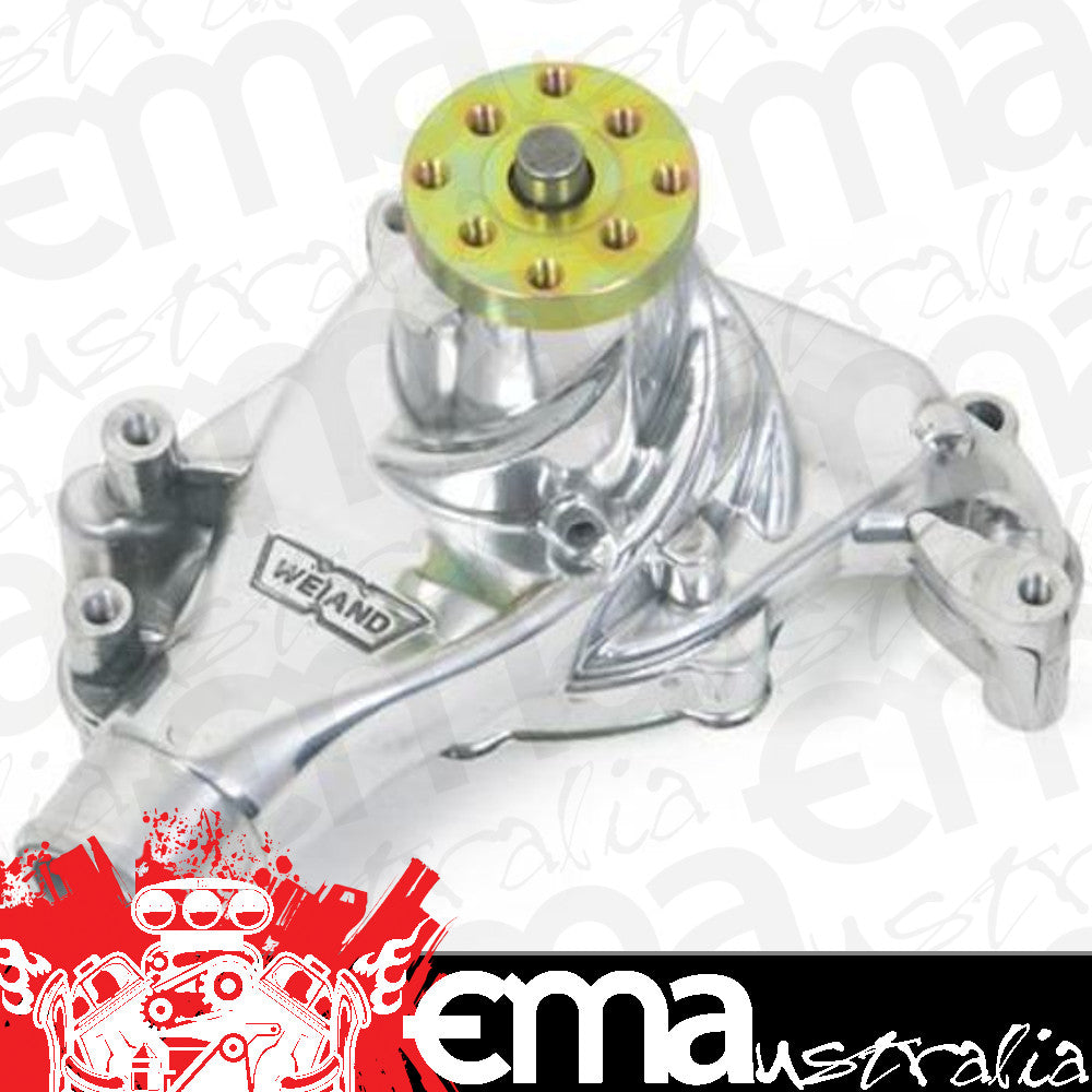 Water Pump Mechanical Action Plus Long High-Volume Aluminum Polished Chevy Small Block Each