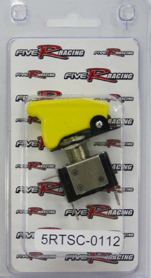 Five R Racing 5RTSC-0112 R Racing Yellow Covered Led Toggle Switch