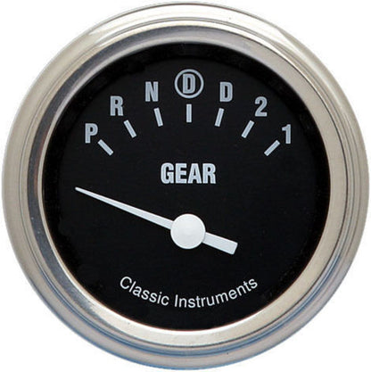 Classic Instruments HR06SLF Hot Rod - Gear Indicator Gauge w/ Overdrive 2-1/8"