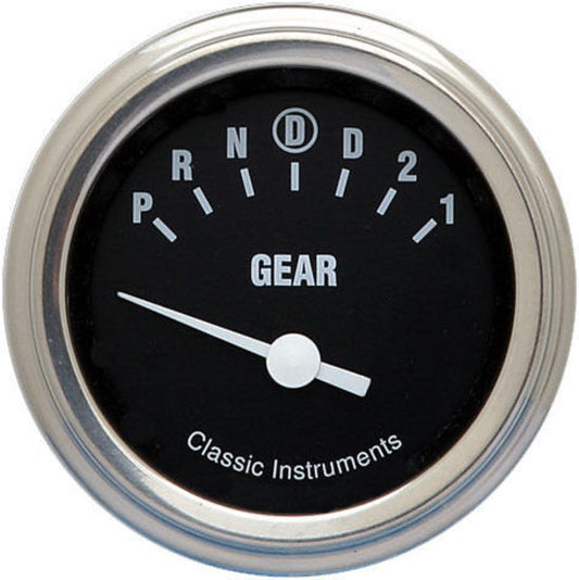 Classic Instruments HR06SLF Hot Rod - Gear Indicator Gauge w/ Overdrive 2-1/8"