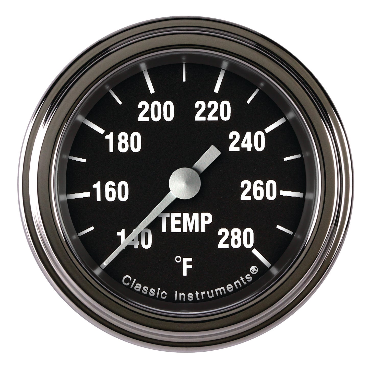 Classic Instruments HR126SLF Hot Rod - Water Temp Gauge Full Sweep 2-1/8"