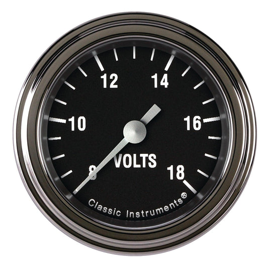 Classic Instruments HR130SLF Hot Rod - Volt Gauge Full Sweep 2-1/8"