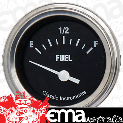 Classic Instruments CIHR14SLF Hot Rod - Fuel Gauge 0-30 OHM 2-1/8"