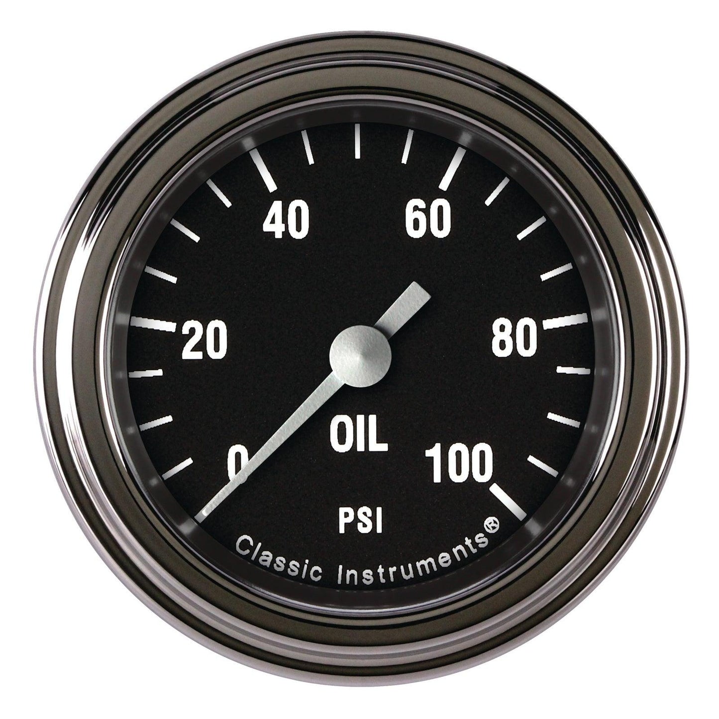 Classic Instruments HR181SLF Hot Rod 2-1/8" Oil Pressure Gauge