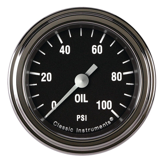 Classic Instruments HR181SLF Hot Rod 2-1/8" Oil Pressure Gauge