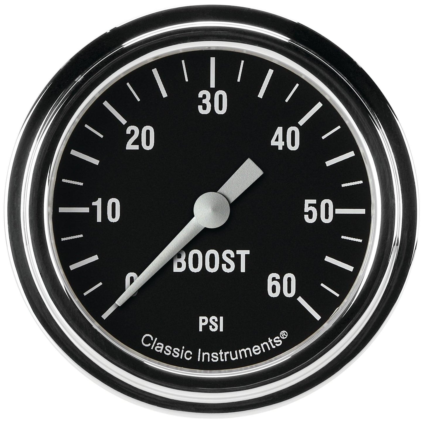Classic Instruments HR343SLF Hot Rod 2 5/8" Boost Gauge, 60 psi
