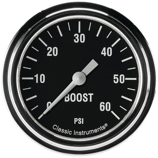 Classic Instruments HR343SLF Hot Rod 2 5/8" Boost Gauge, 60 psi