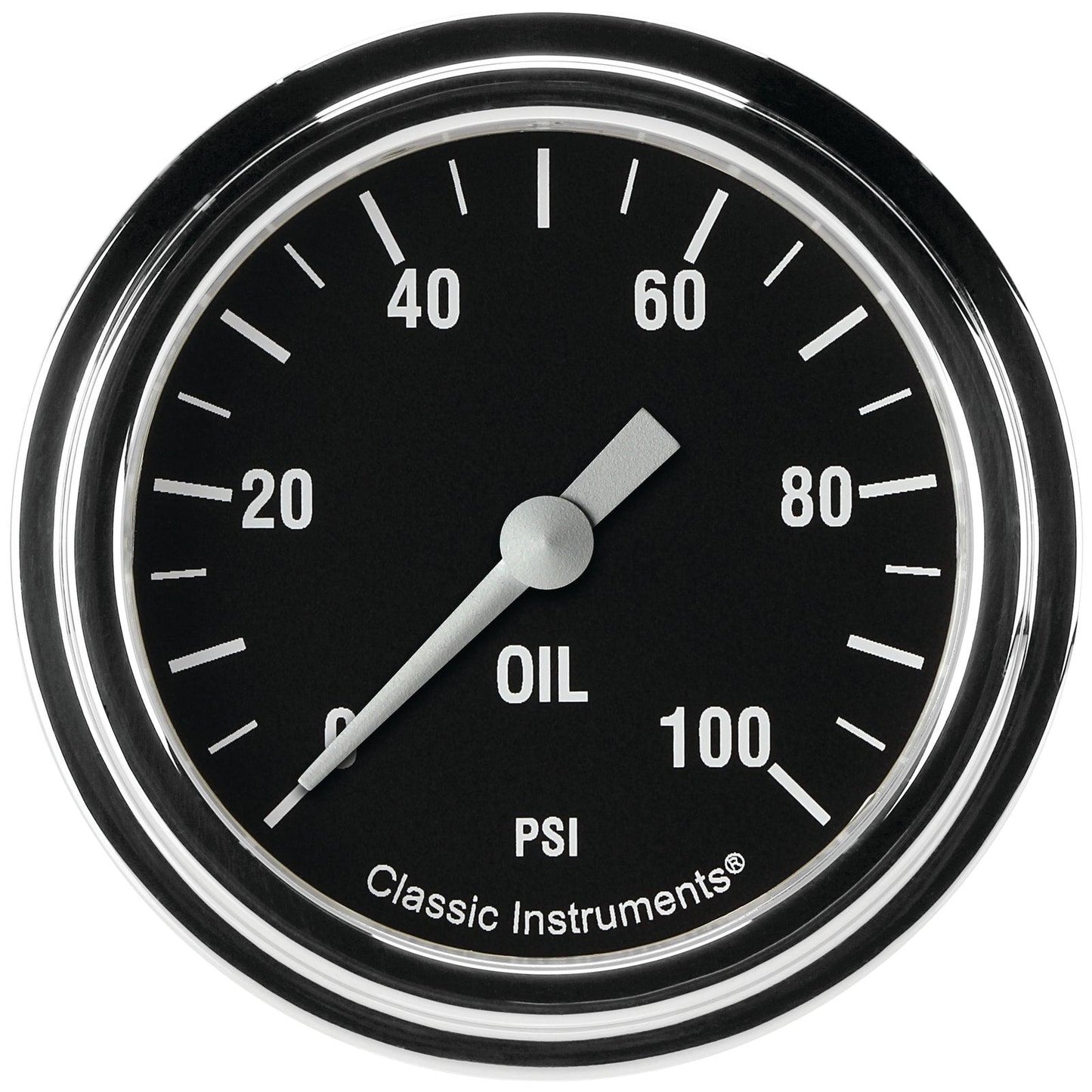 Classic Instruments HR381SLF Hot Rod 2 5/8" Oil Pressure Gauge
