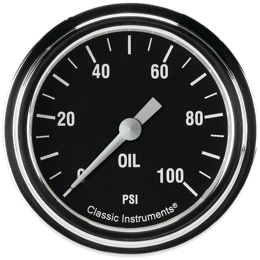 Classic Instruments HR381SLF Hot Rod 2 5/8" Oil Pressure Gauge