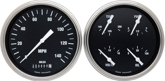 Classic Instruments HR52SLF Hot Rod Two Gauge Set