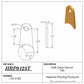 Hephner Racing Products HRP-0125T Gen 2 Gear Mount Tab w/ Radius Bottom