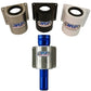 Hephner Racing Products HRP-6299 Torch / Flash Light Holder Wall Mount Natural Aluminium Finish