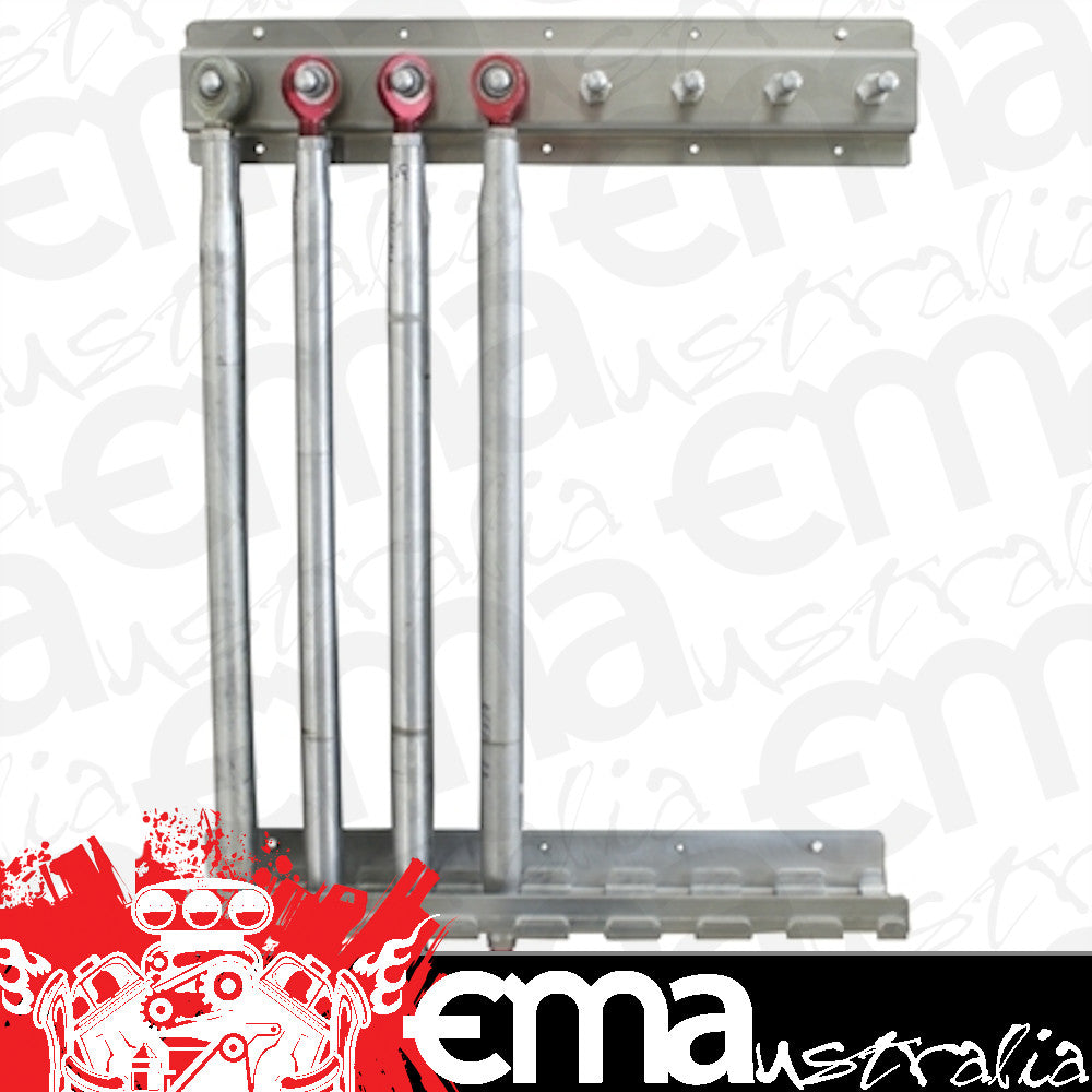 Hephner Racing Products HRP-6521D-20 Radius Rod Rack 20" Double Row Top w/ Mounting Pin